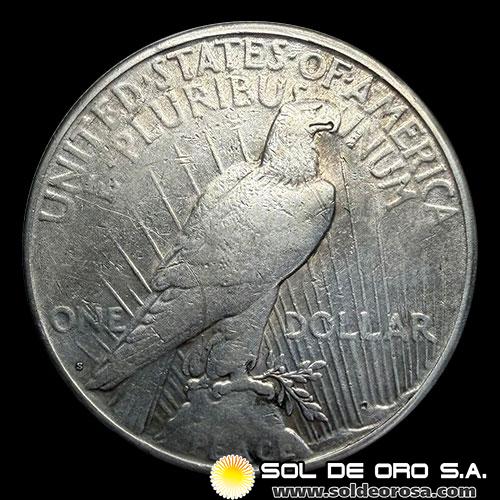 NA3 - ESTADOS UNIDOS DE AMERICA - 1 PEACE DOLLAR, 1922 - SAN FRANCISCO - MONEDA DE PLATA