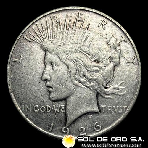 NA3 - ESTADOS UNIDOS DE AMERICA - 1 PEACE DOLLAR, 1926 - SAN FRANCISCO - MONEDA DE PLATA