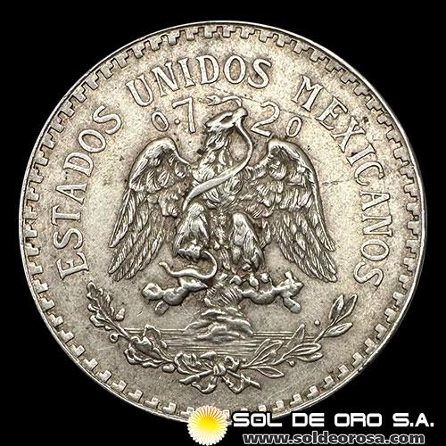 NA4 - MEXICO - 1 PESO, 1934 - MONEDA DE PLATA