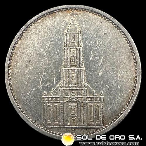 NA1 - ALEMANIA - 5 REICHSMARK, 1935 - MONEDA DE PLATA