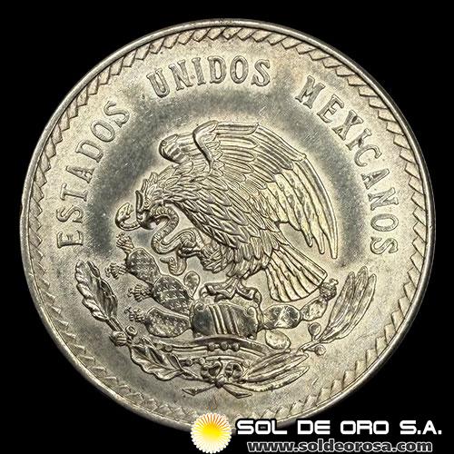 NA4 - MEXICO - 5 PESOS, 1948 - CUAUHTEMOC - MONEDA DE PLATA