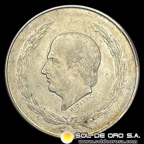 NA4 - MEXICO - 5 PESOS, 1952 - HIDALGO - MONEDA DE PLATA