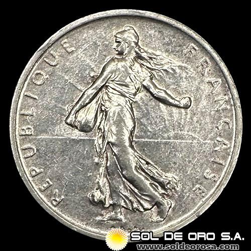 NA3 - FRANCIA - 5 FRANCS, 1960 - LA SEMBRADORA - MONEDA DE PLATA