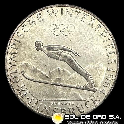 NA1 - AUSTRIA - 50 SCHILLING, 1964 - MONEDA DE PLATA