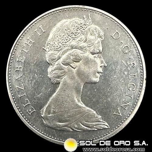 NA2 - CANADA - DOLLAR - ELIZABETH II - 1965 - MONEDA DE PLATA