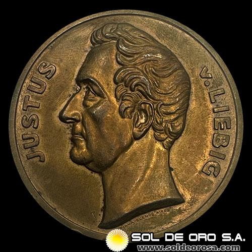 PARAGUAY - CENTENARIO DE LA LIEBIG - 1965 - MEDALLA CONMEMORATIVA