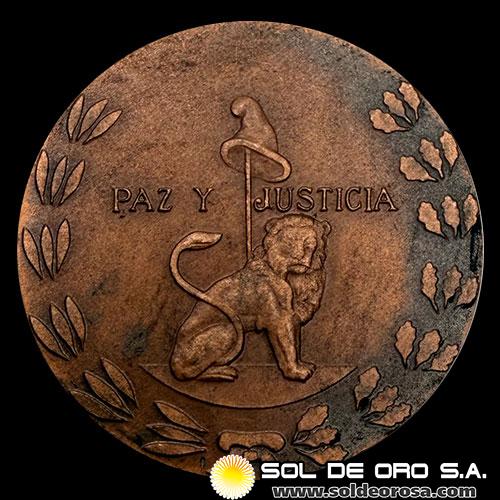 NUMIS - REPUBLICA DEL PARAGUAY - INAUGURACION DEL PUENTE DE LA AMISTAD - PARAGUAY/BRASIL - 1965 - MEDALLA CONMEMORATIVA