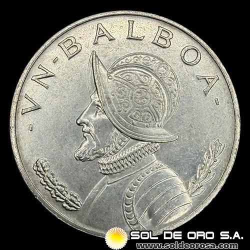 NA4 - REPUBLICA DE PANAMA - 1 BALBOA, 1966 - MONEDA DE PLATA