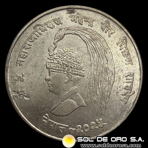 NA3 - NEPAL - 10 RUPEES, 1968 - FAO - MONEDA DE PLATA