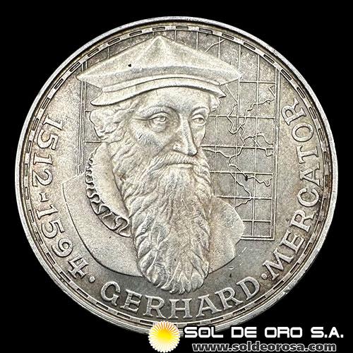 NA1 - ALEMANIA - 5 MARK - 1969 - Subject: Gerhard Mercator - MONEDA DE PLATA