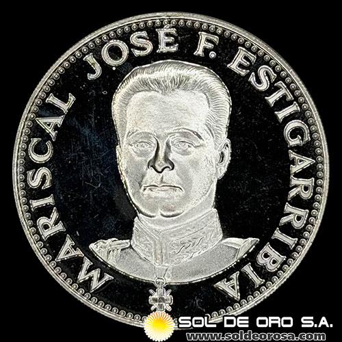NUMIS - PARAGUAY - PM 91 - 150 GUARANIES, 1973 -Motivo: MARISCAL JOSE FELIX ESTIGARRIBIA - MONEDAS CONMEMORATIVAS DE PLATA