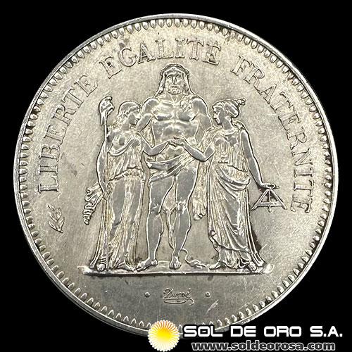 NA3 - FRANCIA - 50 FRANCS, 1974 - MONEDA DE PLATA