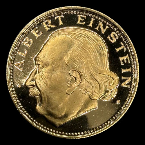 STAL - PARAGUAY - PM 151 - 1.500 GUARANIES, 1974 - Motivo: ALBERT EINSTEIN - MONEDAS CONMEMORATIVAS DE ORO