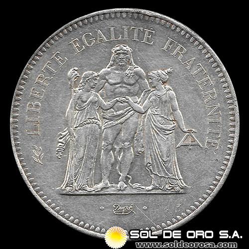 NA3 - FRANCIA - 50 FRANCS, 1975 - MONEDA DE PLATA