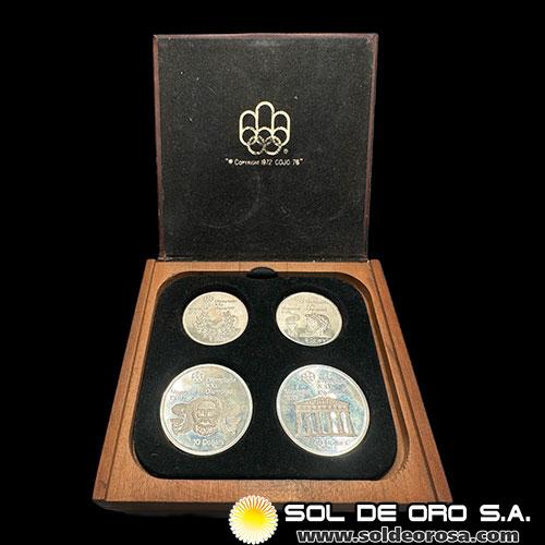 CANADA - SET OLIMPIADAS MONTREAL 1976 - MONEDAS DE PLATA