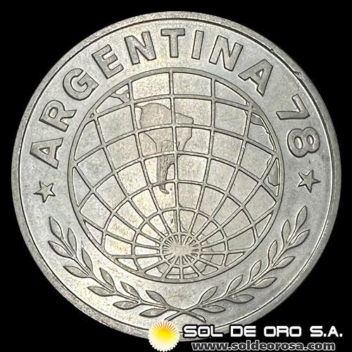 NA1 - ARGENTINA - 3000 PESOS, 1978 - MUNDIAL DE FUTBOL - MONEDA DE PLATA