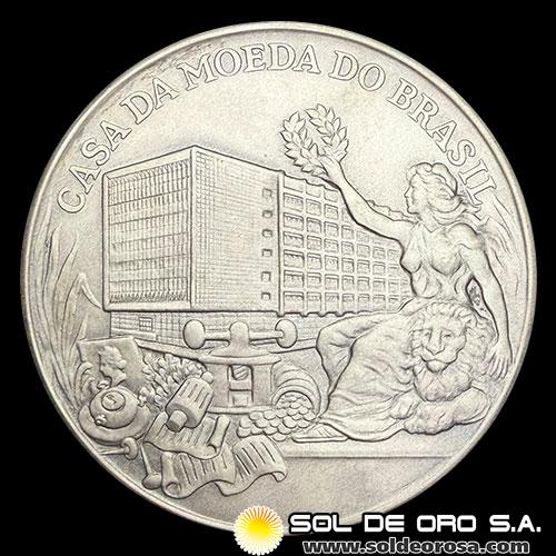 BRASIL - CASA DA MOEDA DO BRASIL - 1979 - MEDALLA DE PLATA .900