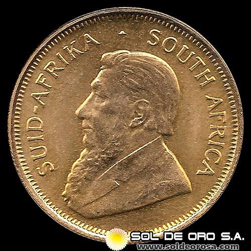 SUDAFRICA - 1/4 oz., KRUGERRAND - 1982 - MONEDA DE ORO