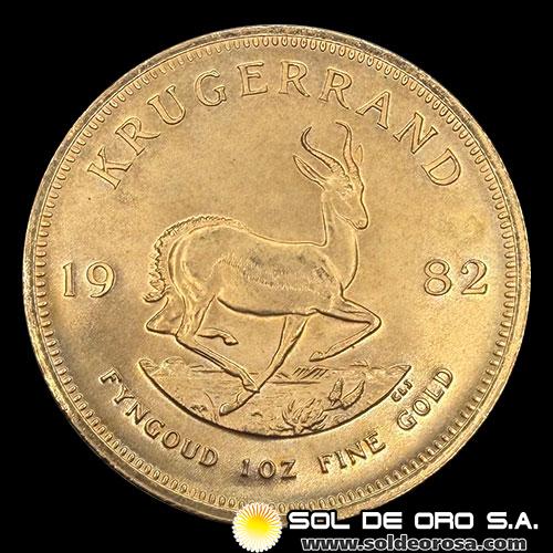 SUDAFRICA - KRUGERRAND, 1982 - MONEDA DE ORO