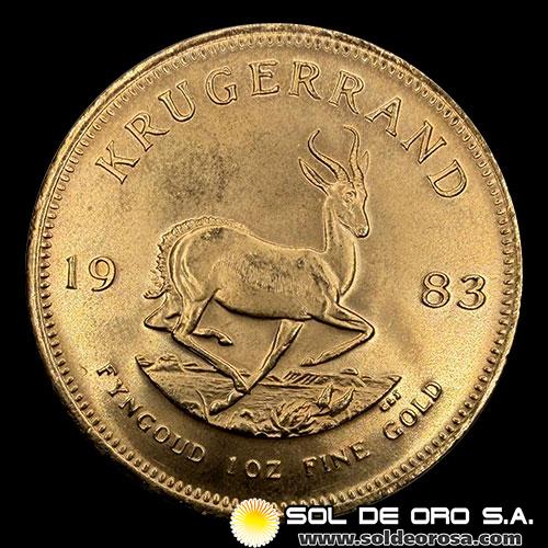 SUDAFRICA - KRUGERRAND, 1983 - MONEDA DE ORO
