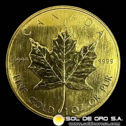 CANADA - 50 DOLLARS, 1986 - ELIZABETH II - MONEDA DE ORO