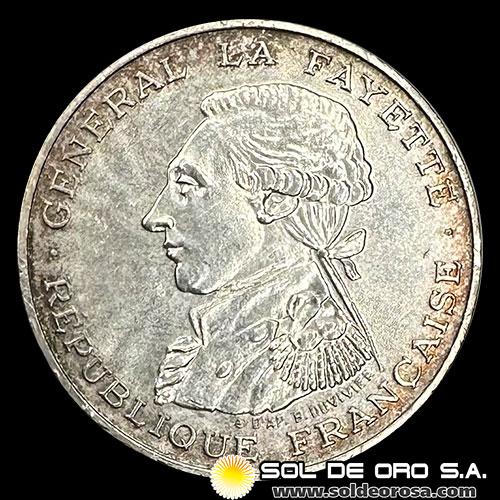 NA3 - FRANCIA - 100 FRANCS, 1987 - MONEDA DE PLATA