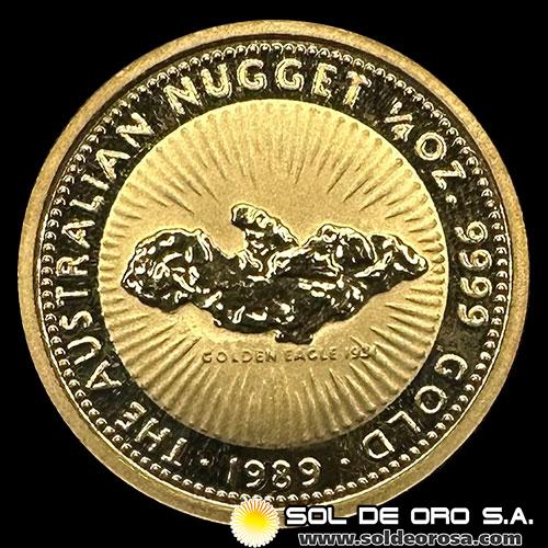 AUSTRALIA - 1/4 oz., 25 DOLLARS - 1989 - MONEDA DE ORO