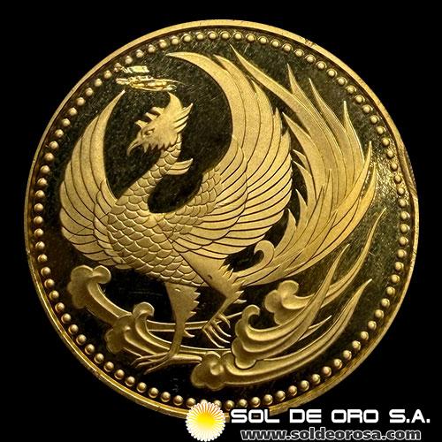 JAPON - 100.000 YEN, 1990 - HEISEI - MONEDA DE ORO