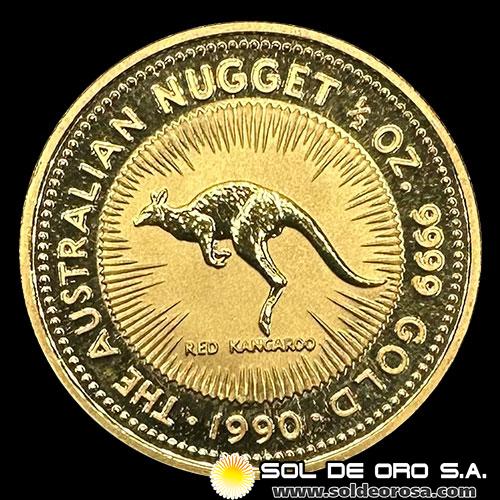 AUSTRALIA - 1/2 oz., 50 DOLLARS - 1990 - MONEDA DE ORO