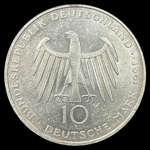 NA1 - ALEMANIA - 10 MARK - 1991.a - Subject: German Unity - MONEDA DE PLATA