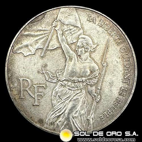 NA3 - FRANCIA - 100 FRANCS, 1993 - MONEDA DE PLATA