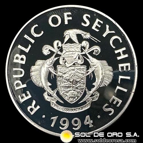 NA4 - SEYCHELLES - 25 RUPEES, 1994 - MONEDA DE PLATA