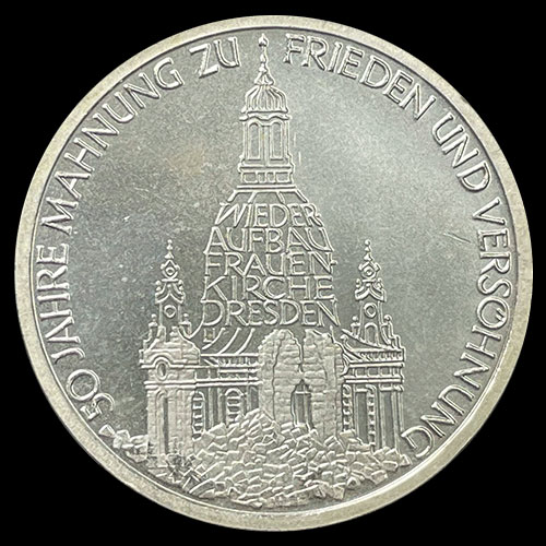 NA1 - ALEMANIA - GERMANY - FEDERAL REPUBLIC - 10 MARK / 10 MARCOS, 1995 - MONEDA DE PLATA