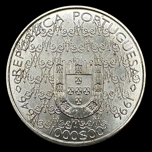 NA4 - PORTUGAL - MONEDA DE PLATA  1.000 ESCUDOS - 1996