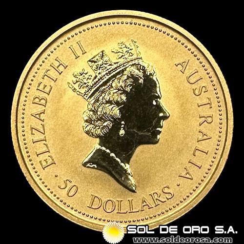 AUSTRALIA - 1/2 oz., 50 DOLLARS - 1996 - MONEDA DE ORO