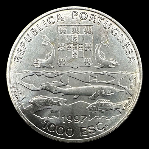 NA4 - PORTUGAL - 1.000 ESCUDOS - 1997 - MONEDA DE PLATA