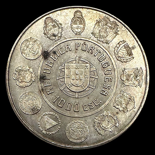 NA4 - PORTUGAL - 1.000 ESCUDOS - 1997 - MONEDA DE PLATA