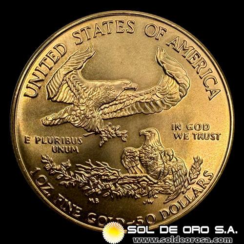ESTADOS UNIDOS DE AMERICA - 50 DOLLARS, 1999 - MONEDA DE ORO