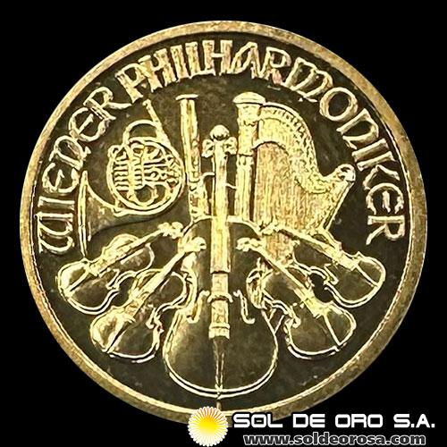 AUSTRIA - REPUBLIK OSTERREICH - 200 SCHILLING, 1998 - MONEDA DE ORO