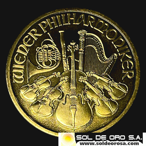 AUSTRIA - REPUBLIK OSTERREICH - 2.000 SCHILLING, 1992 - MONEDA / ONZA DE ORO 999