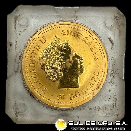 AUSTRALIA - 1/2 oz., 50 DOLLARS - 1999 - MONEDA DE ORO