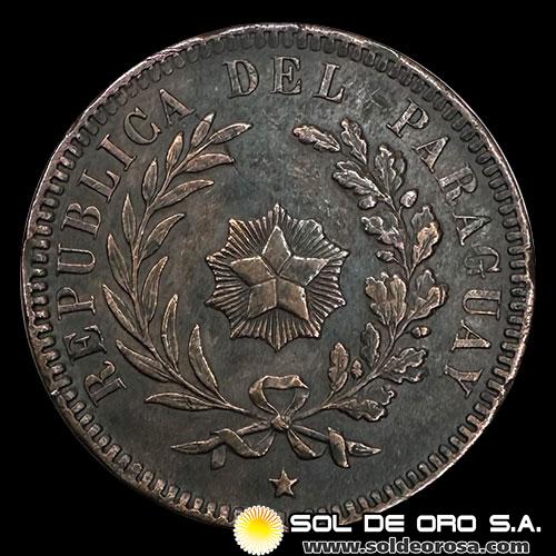 NUMIS - REPUBLICA DEL PARAGUAY - 2 CENTESIMOS - 1870 - MONEDA DE COBRE