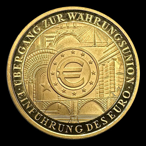 ALEMANIA - 100 EURO, 2002 - MONEDA DE ORO