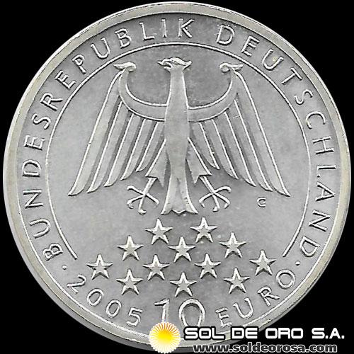 NA1 - ALEMANIA - 2005 - 10 EUROS - MONEDA DE PLATA
