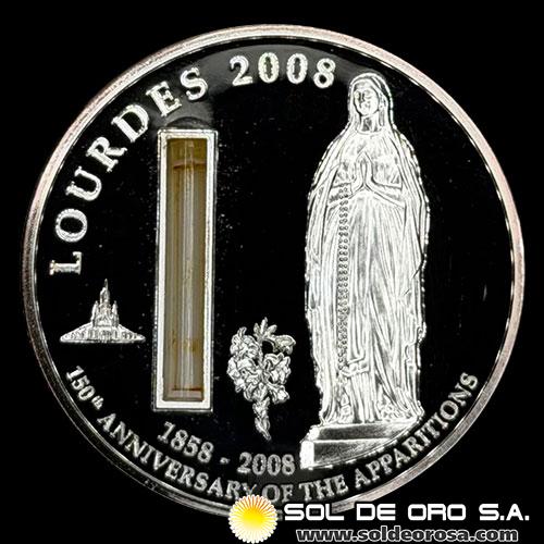 NA3 - REPUBLIC OF PALAU - 1 DOLLAR, 2008 - LOURDES - MONEDA CONMEMORATIVA