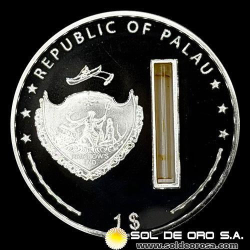 NA3 - REPUBLIC OF PALAU - 1 DOLLAR, 2008 - LOURDES - MONEDA CONMEMORATIVA