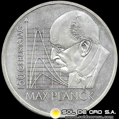 NA1 - ALEMANIA - 2008 - 10 EUROS - MONEDA DE PLATA