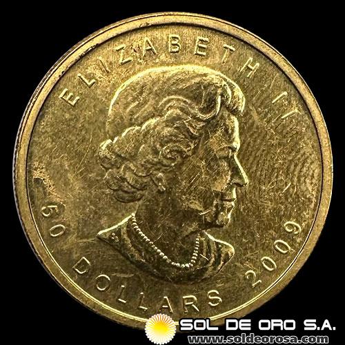 CANADA - 50 DOLLARS, 2009 - ELIZABETH II - MONEDA DE ORO