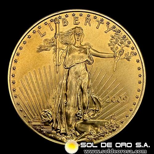 ESTADOS UNIDOS DE AMERICA - 50 DOLLARS, 2009 - MONEDA DE ORO