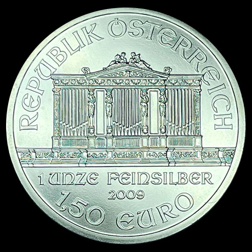 AUSTRIA - REPUBLIK OSTERREICH - 1,50 EURO, 2009 - TUBO DE 20 ONZAS DE PLATA 999
